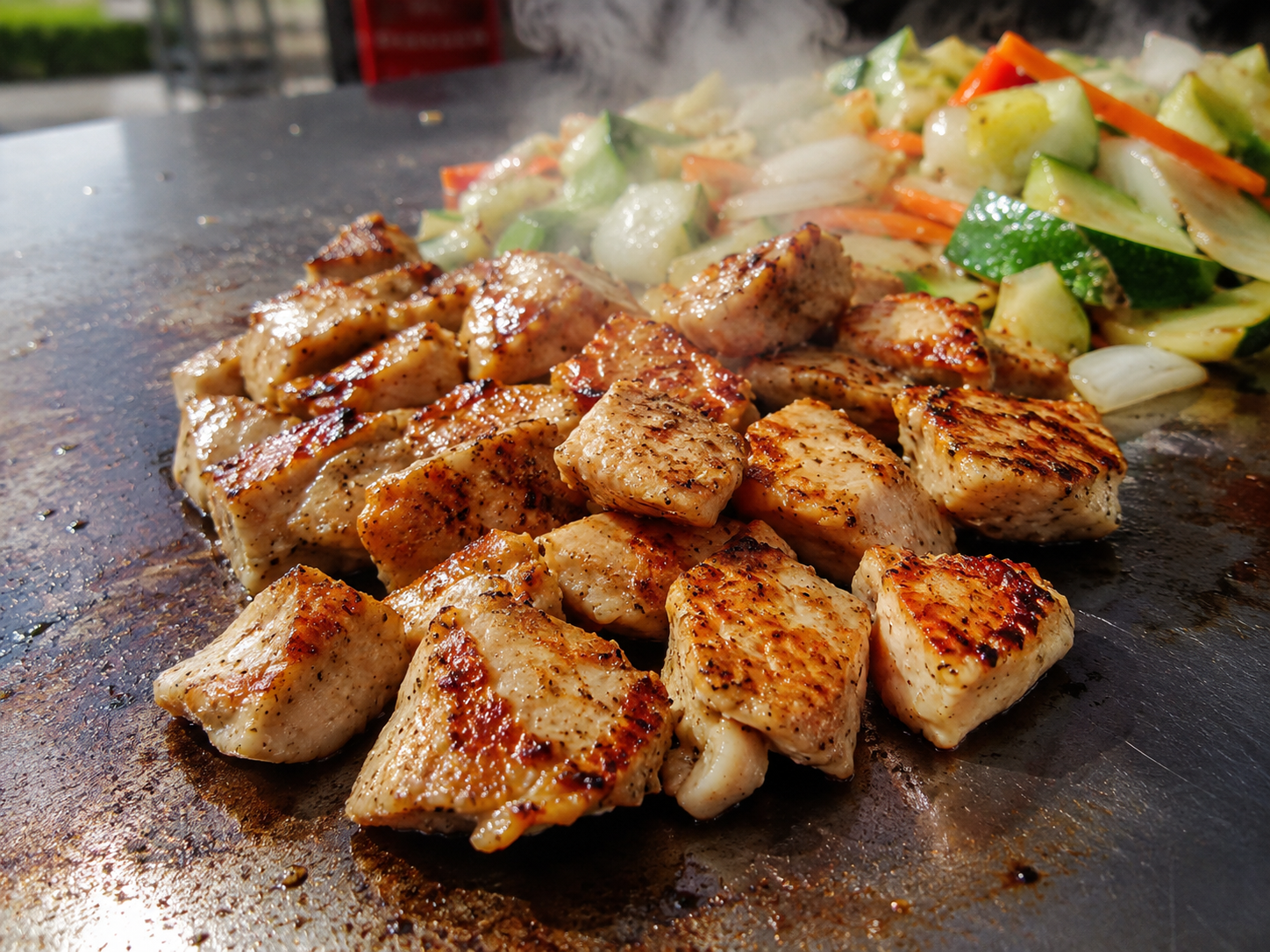 Grilled hibachi chicken